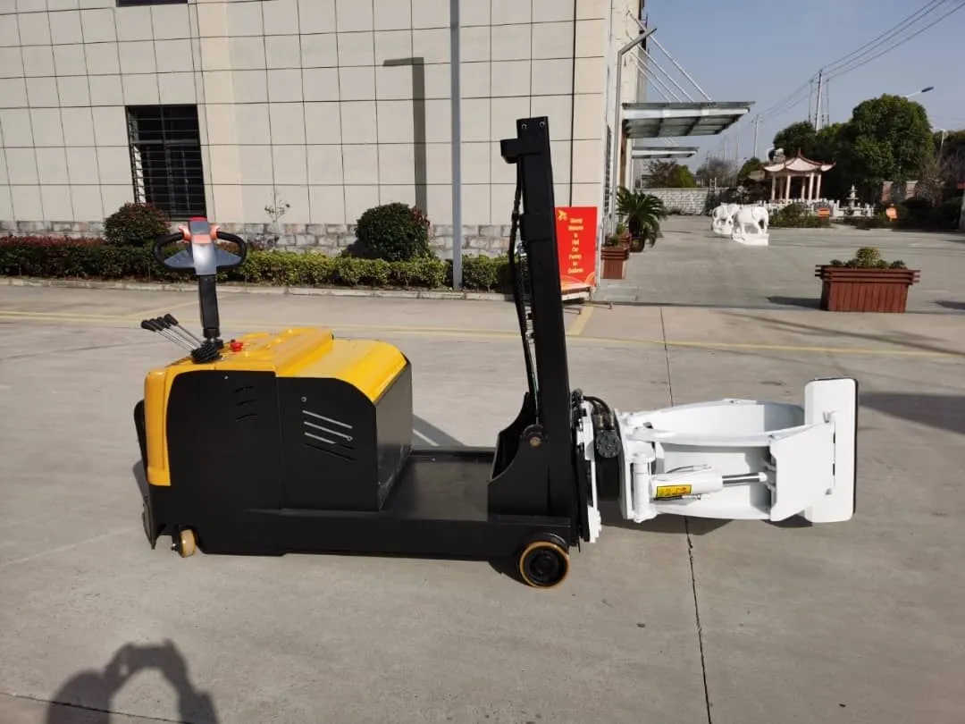 Electric Stacker With Paper Roll Clamp