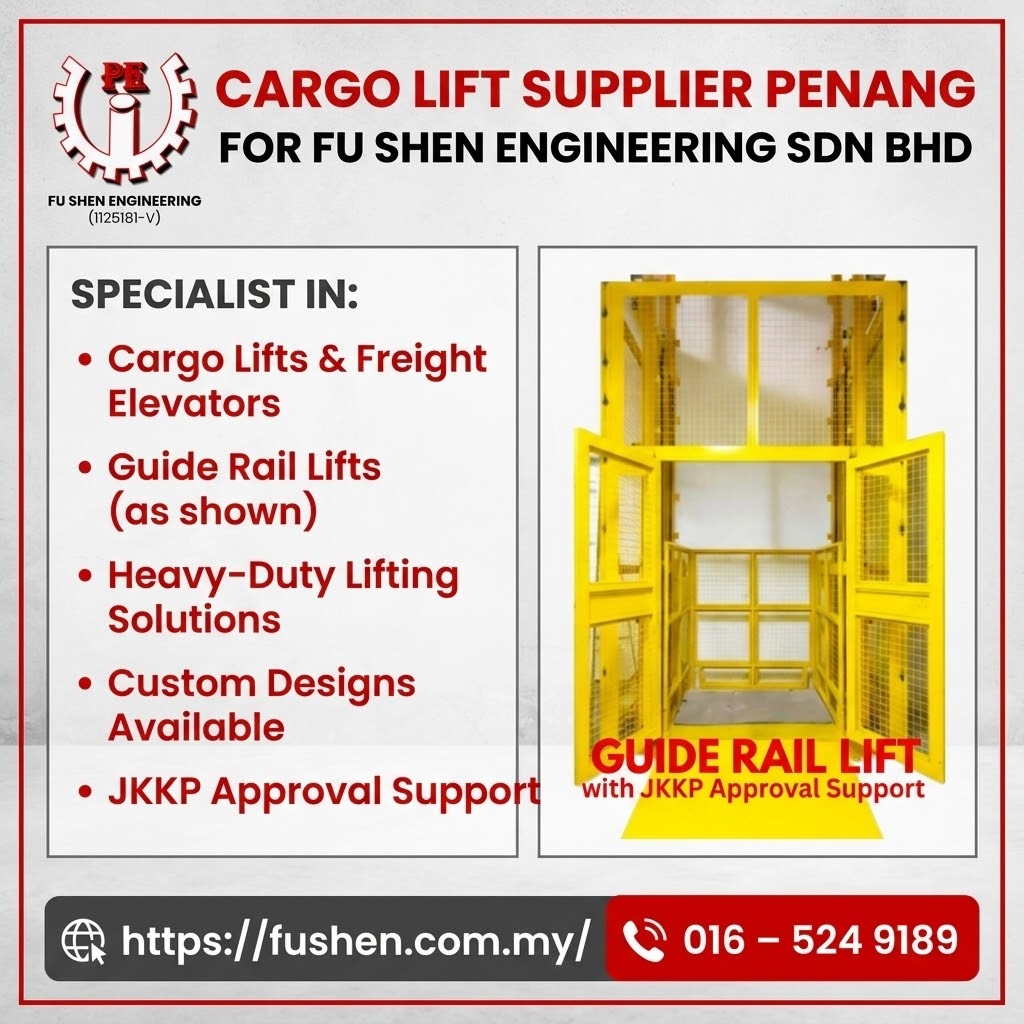 Cargo Lift Supplier Penang