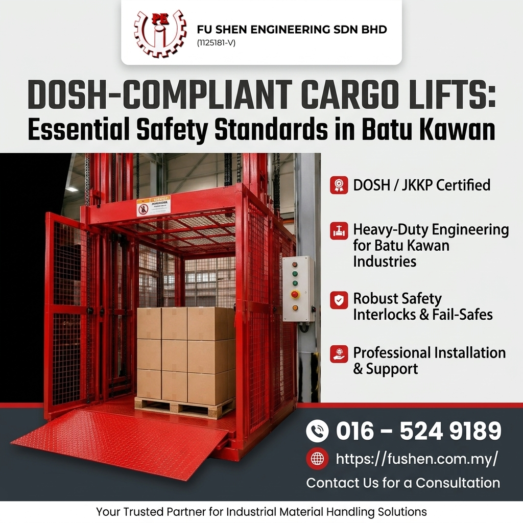 DOSH-Compliant Cargo Lifts: Essential Safety Standards in Batu Kawan