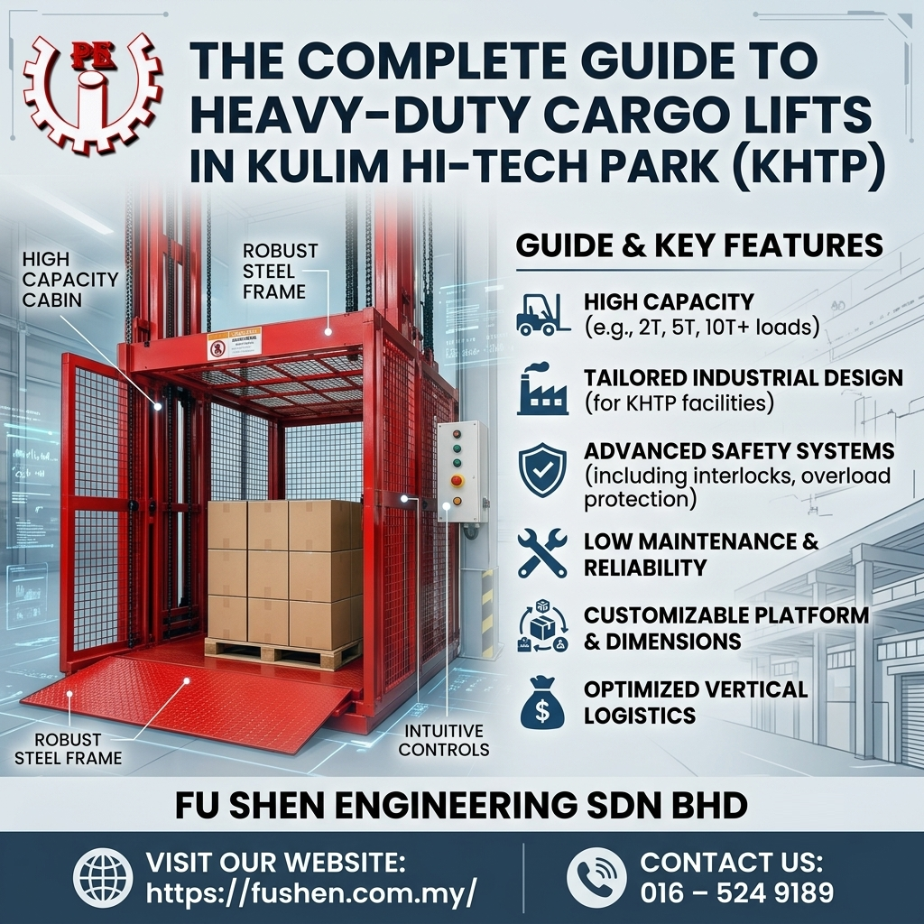 The Complete Guide to Heavy-Duty Cargo Lifts in Kulim Hi-Tech Park (KHTP)