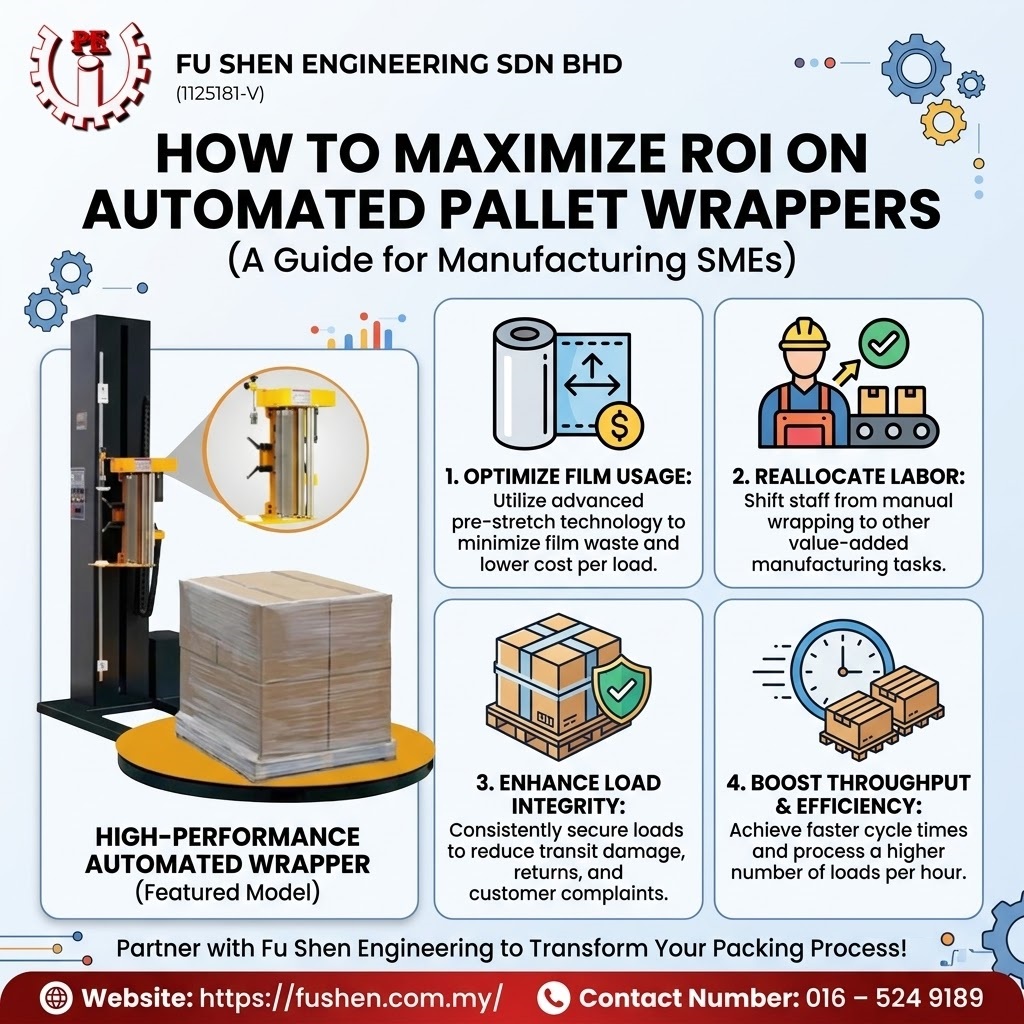 How to Maximize ROI on Automated Pallet Wrappers for Manufacturing SMEs?