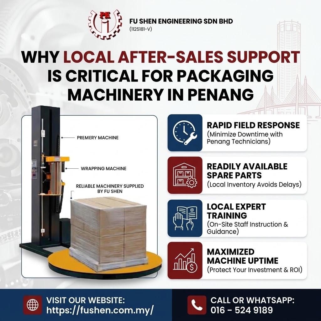 Why Local After-Sales Support is Critical When Buying Packaging Machinery in Penang?