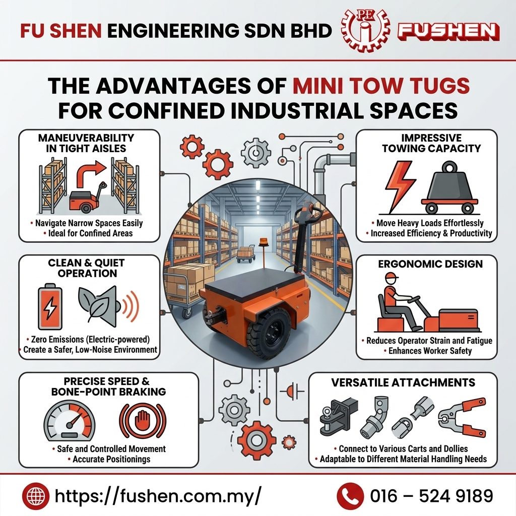 The Advantages of Mini Tow Tugs for Confined Industrial Spaces